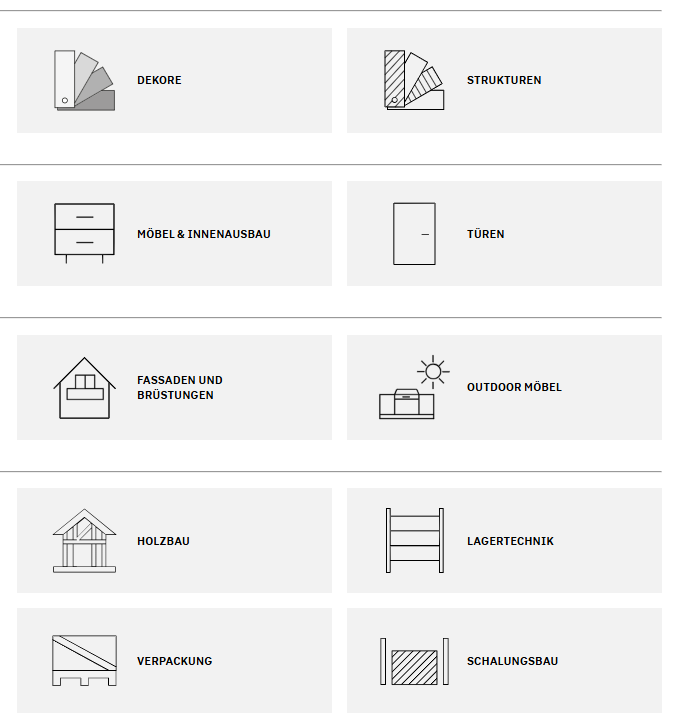 Pfleiderer Produktfinder